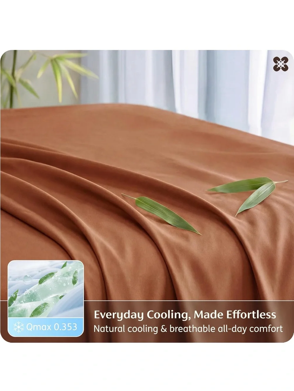 NEW Bedsure PureWoven Rayon Sheet Set Derived from Bamboo